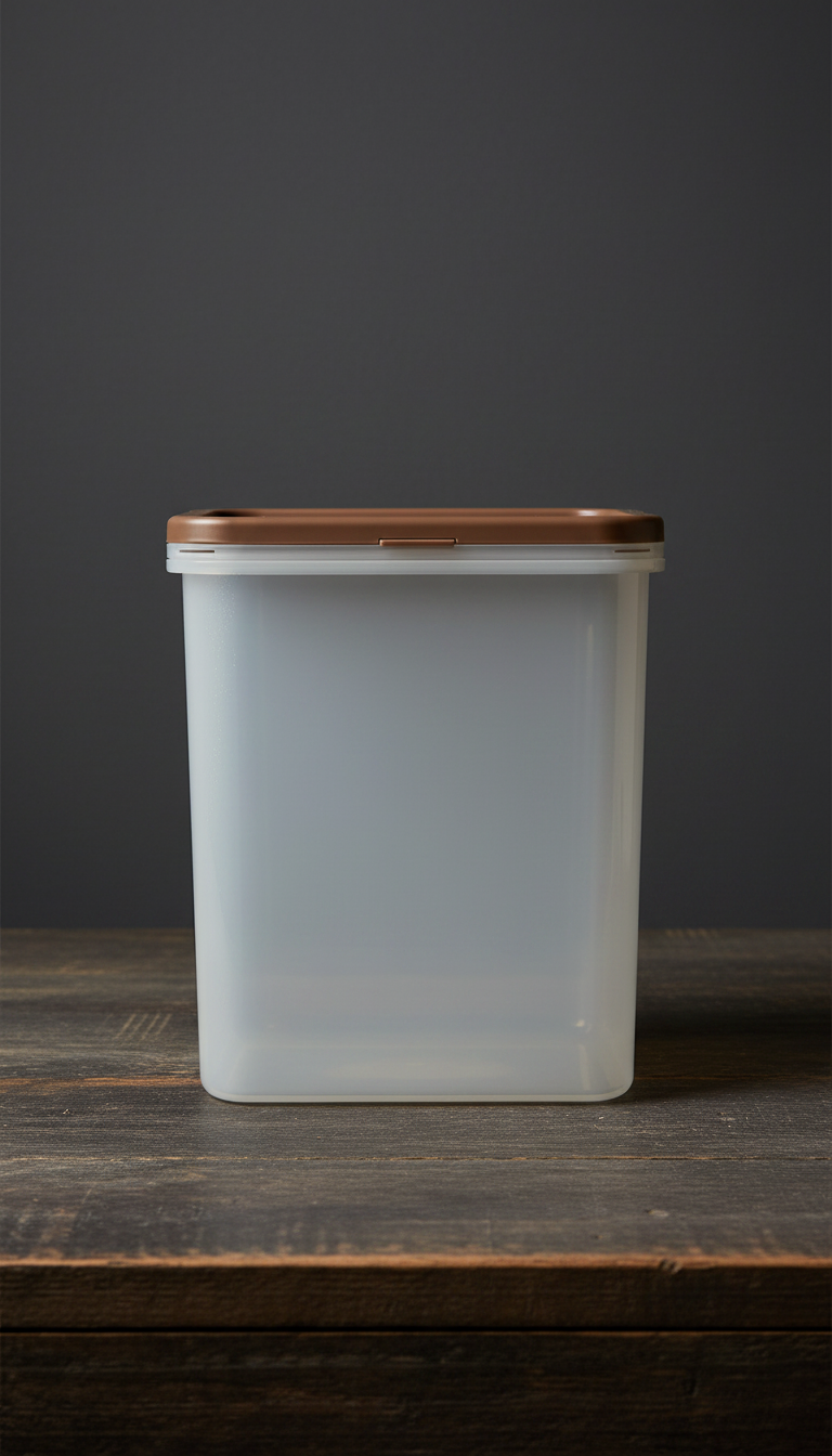 Medium Stackable Plant Fiber Container in a new setting