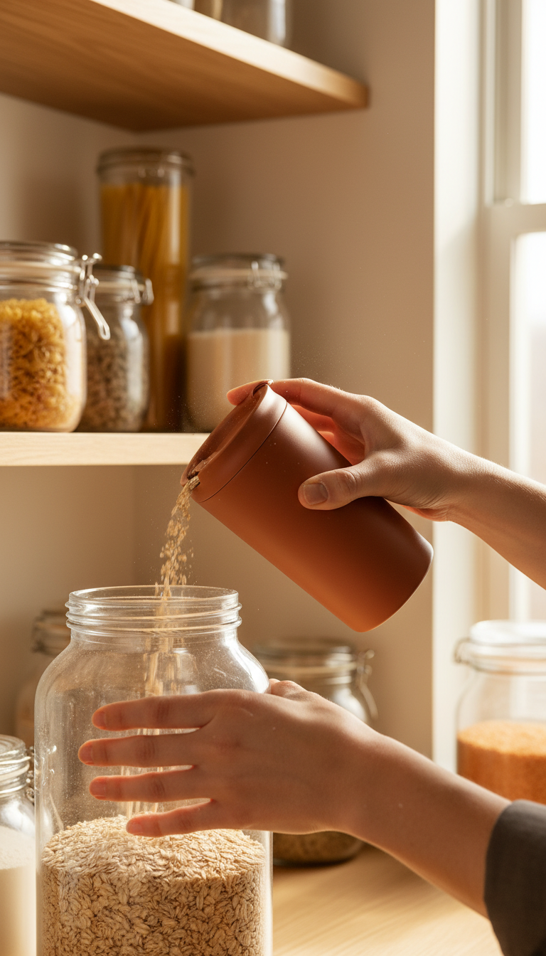 Terracotta Tumbler in use